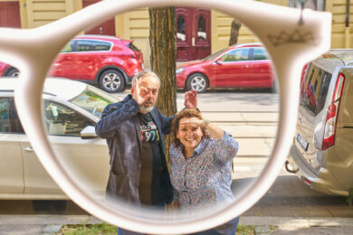 Žaneta Gerstbergerová a Honza Dědek na Květnovém slunobraní v Avenue Optik