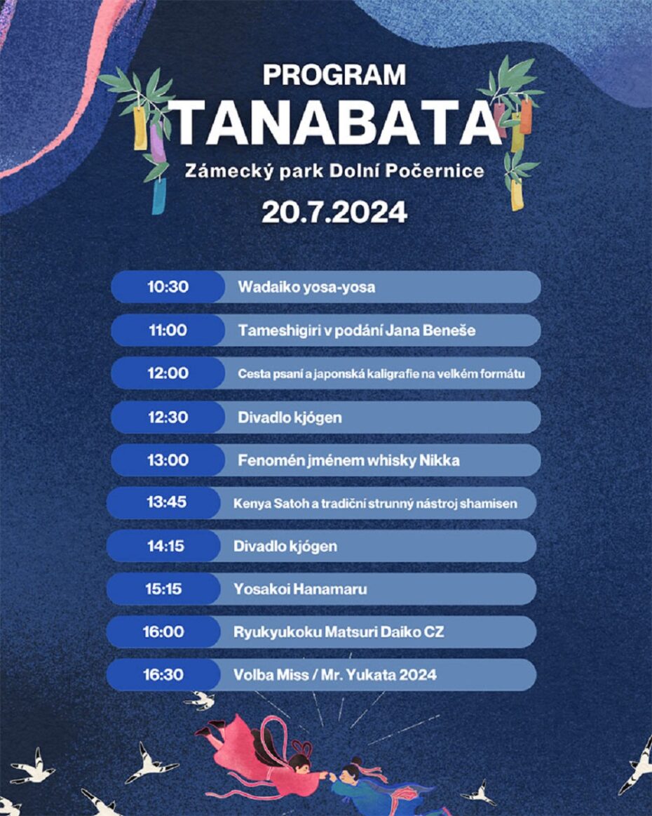 Program letošního ročníku Tanabaty.
